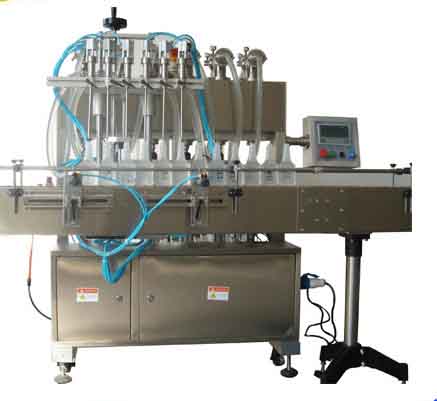 全自動(dòng)直線(xiàn)式液體灌裝機(jī)視頻