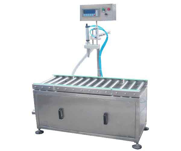 電子稱(chēng)重式灌裝機(jī)視頻